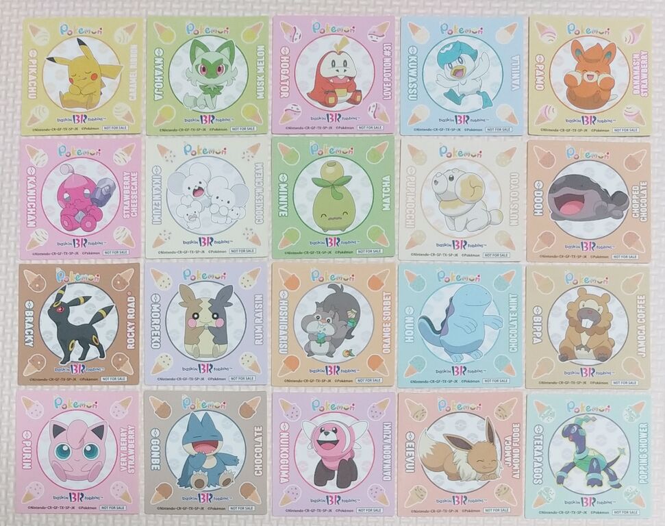 サーティワン　ポケモン　ステッカー サーティワン ポケモン ステッカー｜Yahoo!フリマ（旧PayPayフリマ）