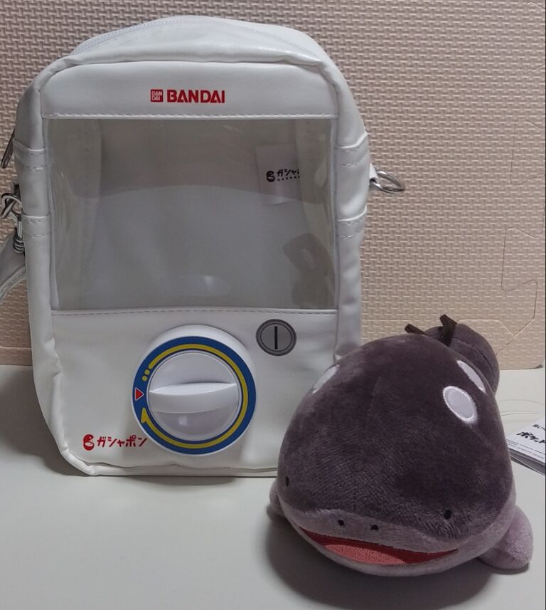 バンダイ ガシャポンショルダーバッグ 水色 レビュー