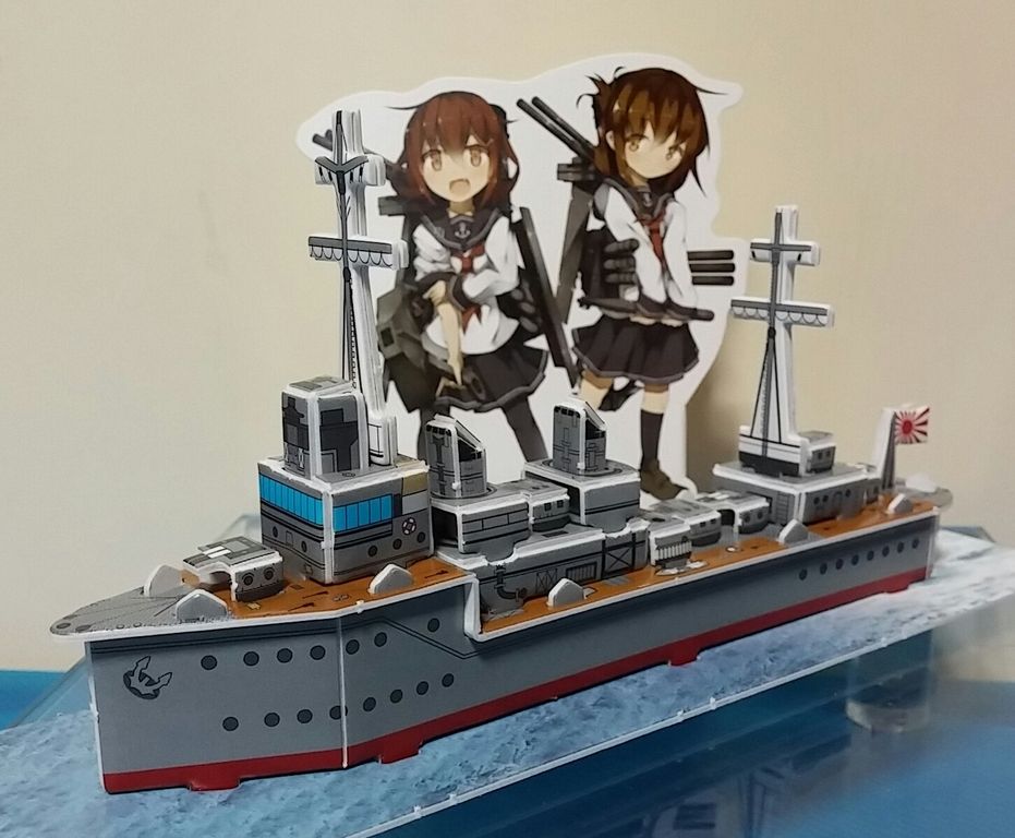 グリコ 艦これ ペーパークラフト 立体パズル 艦隊これくしょん