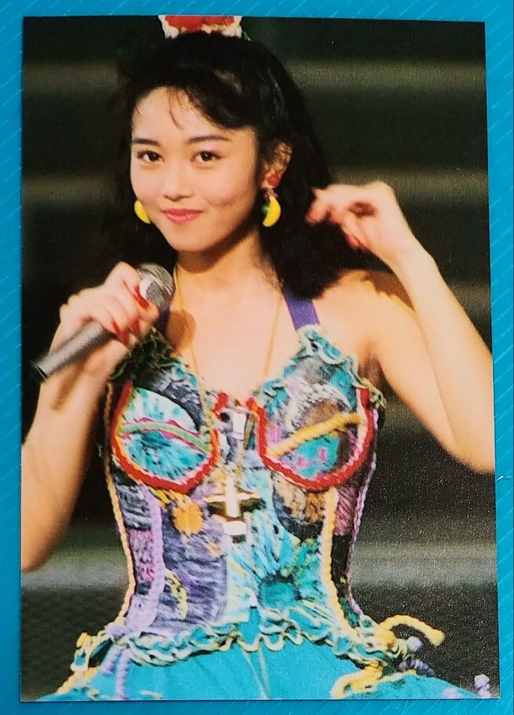 駄菓子屋 無版権 アイドル 両面プロマイド ブロマイド : トレジャー