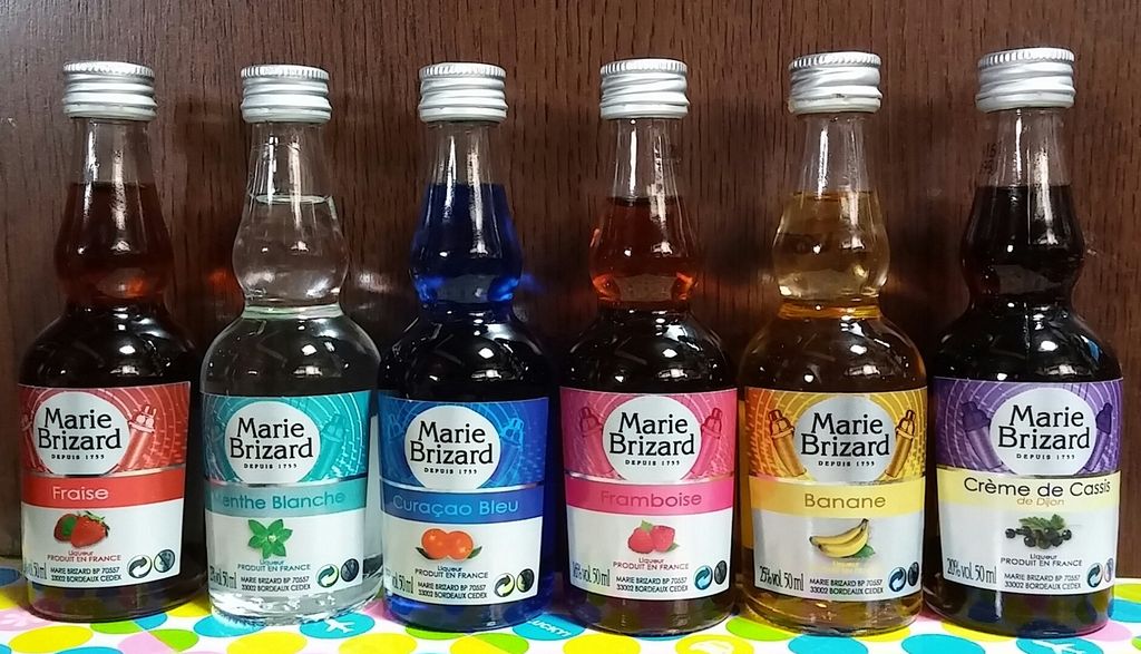ミニボトル マリーブリザール リキュール 6種類 フルーツ