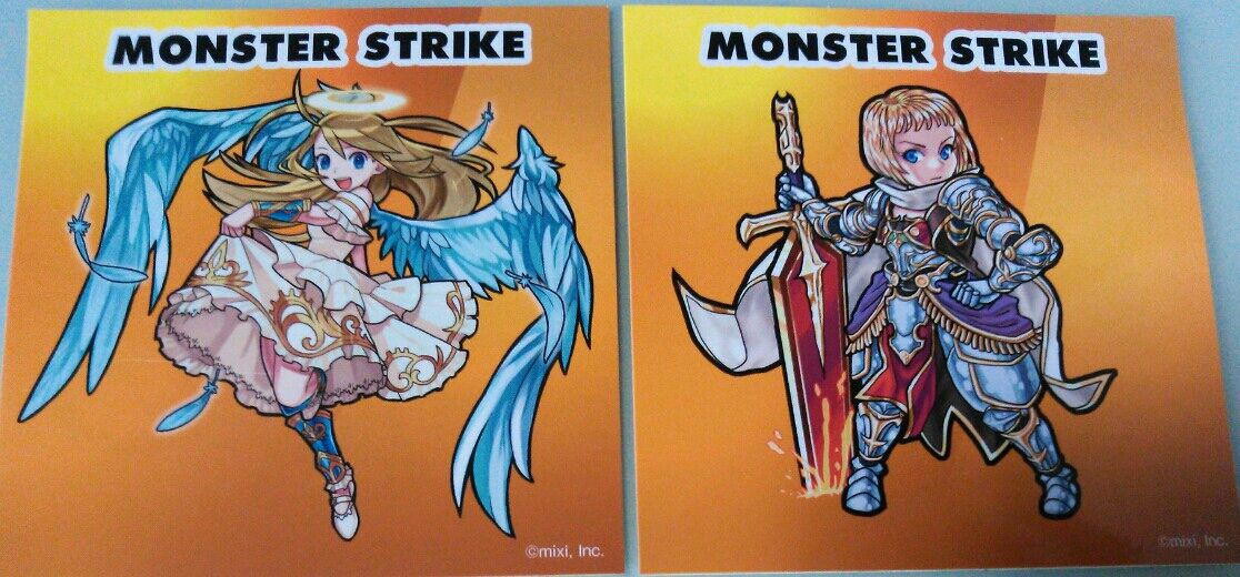 モンスト モンスターストライク 2層ステッカー アミューズメント 