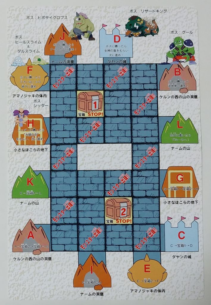 パーティジョイ 甲竜伝説ヴィルガスト ボードゲーム 消しゴム