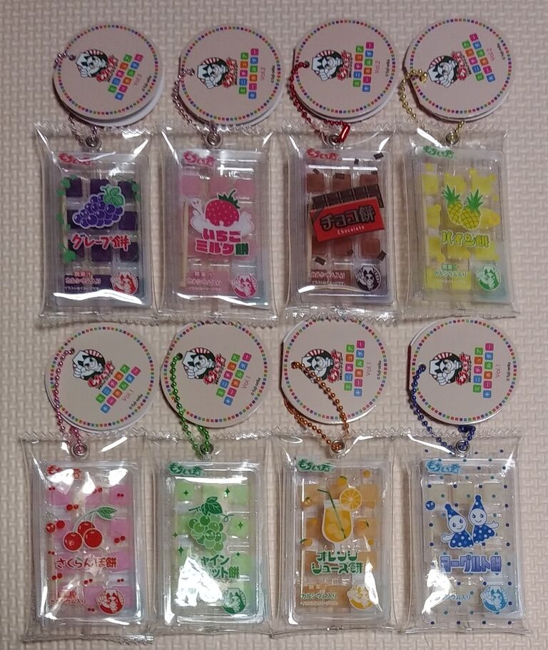 タイトー もちもち君ミニチュアキーホルダー Vol.01 Vol.02 さくらんぼ