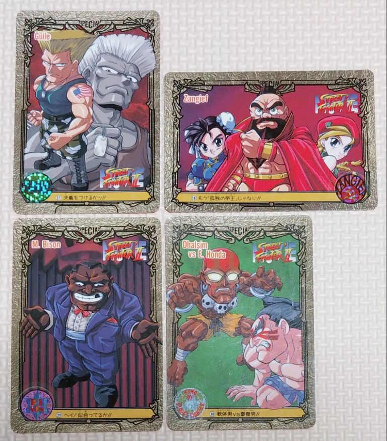 1994年 スーパーストリートファイターⅡ カードダス リスト 1994年 スーパーストリートファイターⅡ カードダス リスト