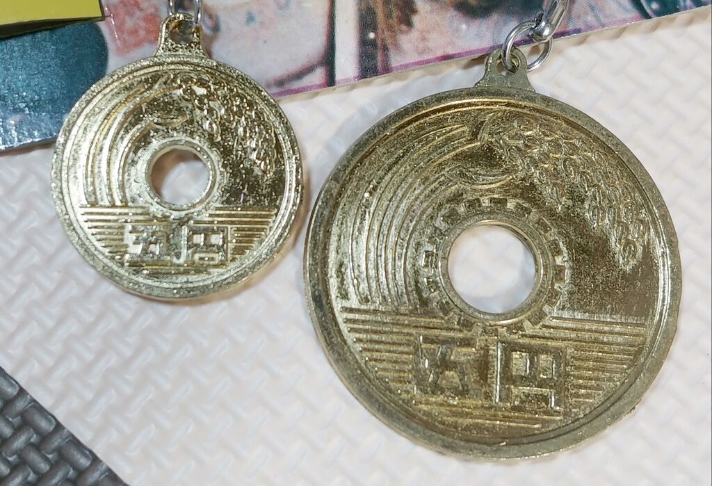 昭和レトロなくじ引き 100万円当 駄菓子屋 駄玩具 キーホルダー