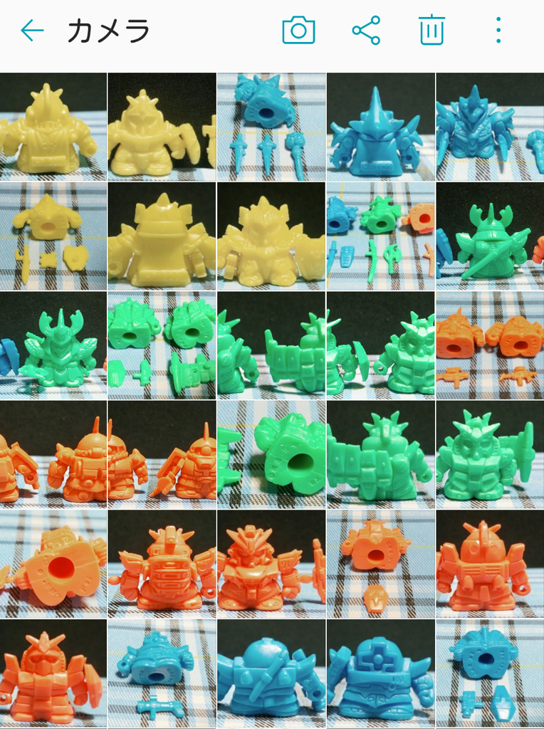 整理整頓日記 SDガンダム ガン消し 外伝と本弾 初期の旧素材 整理整頓日記 SDガンダム ガン消し 外伝と本弾 初期の旧素材