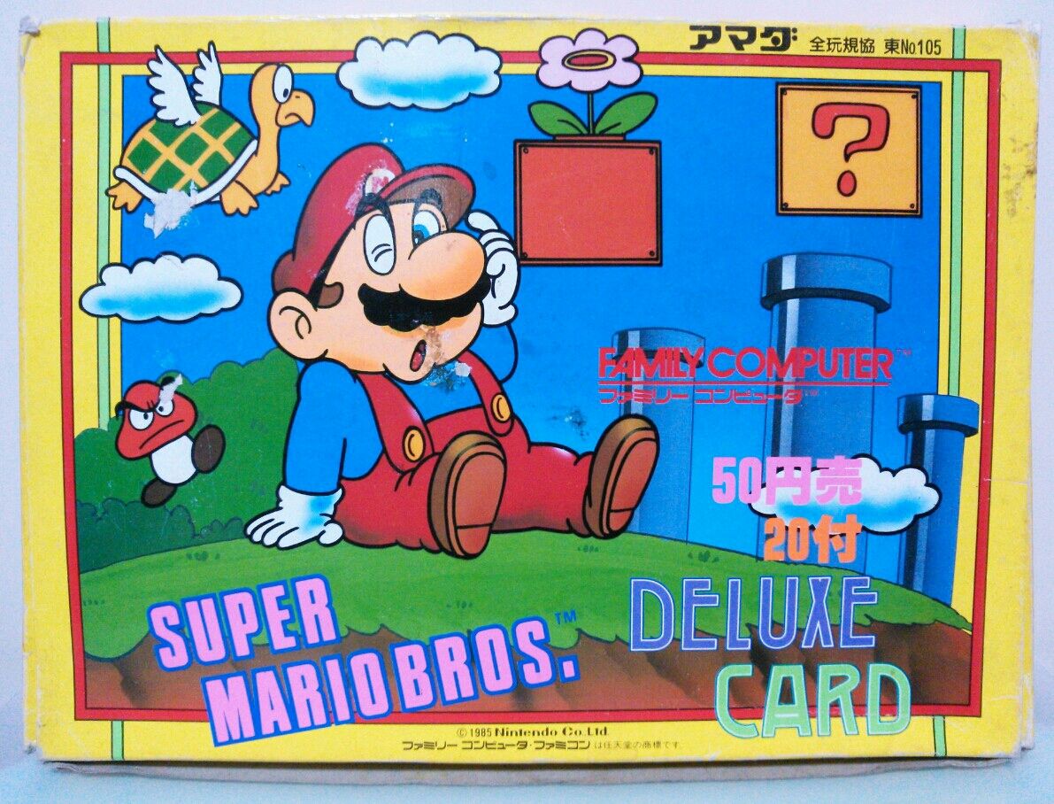カードダス　台紙　スーパーマリオブラザーズ3 非売品　当時物　昭和　レトロ カードダス 台紙 スーパーマリオブラザーズ3 非売品 当時物 昭和