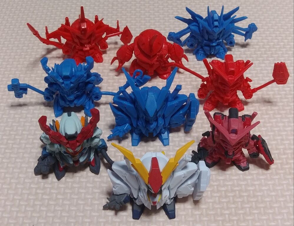 最新のガン消し! ガシャポン戦士ZERO 01 レビュー バンダイ カラーver
