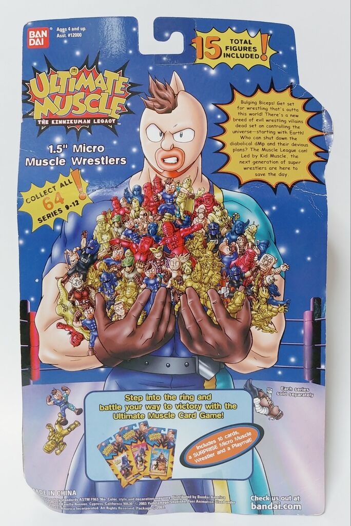 キン肉マン 海外版キンケシ ultimatemuscle microwrestlers 9 キン消し