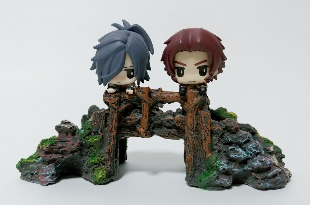 刀剣乱舞 ちょこっとひっかけフィギュアぷち 100均の小物と遊ん