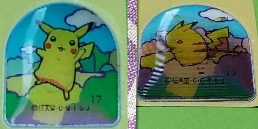 ポケモン 初代 明治 チェンジングシール