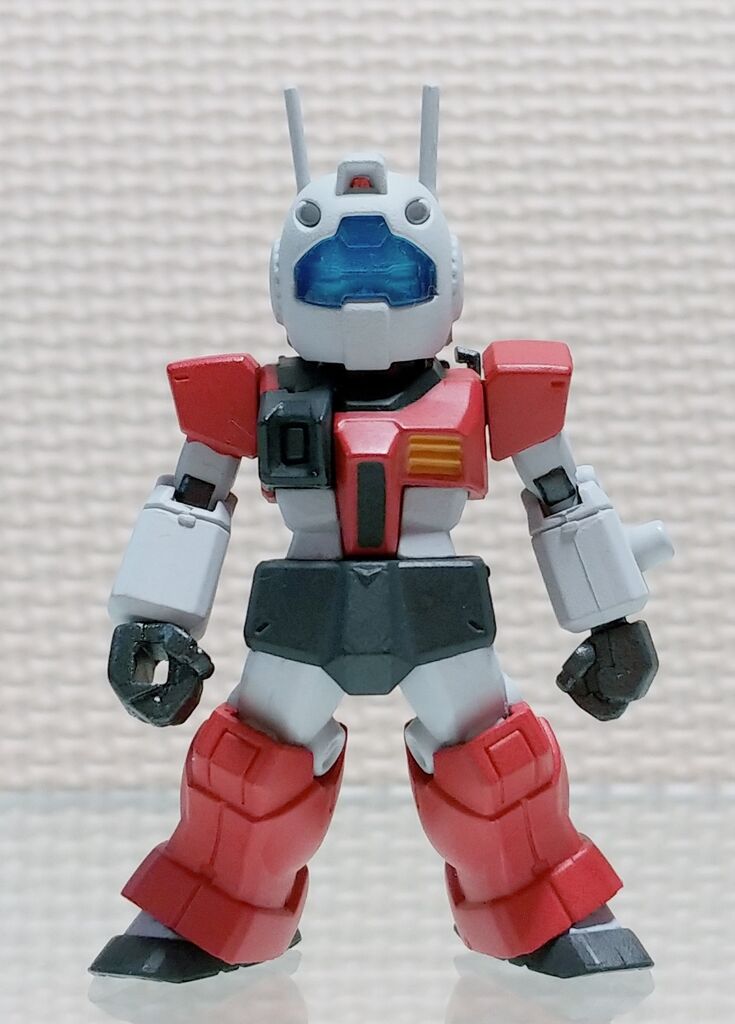 ガンダムコンバージ ジムキャノン 部分塗装 リペイント converge FW GUNDAM CONVERGE ガンダムコンバージ ティターンズカラー ジム