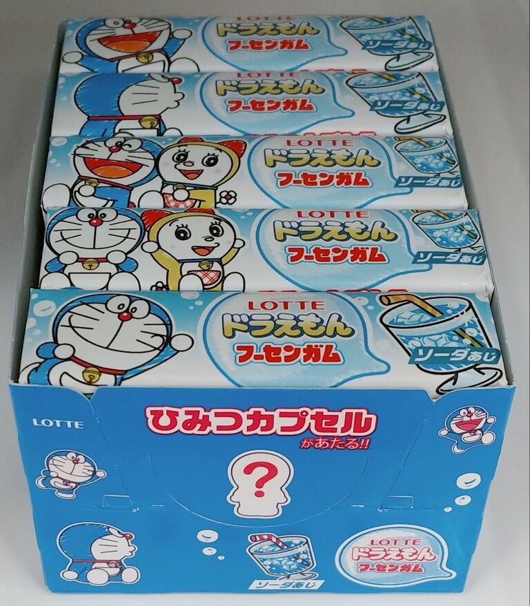 転写シール無くなってんじゃん！！ ロッテ ドラえもん フーセンガム