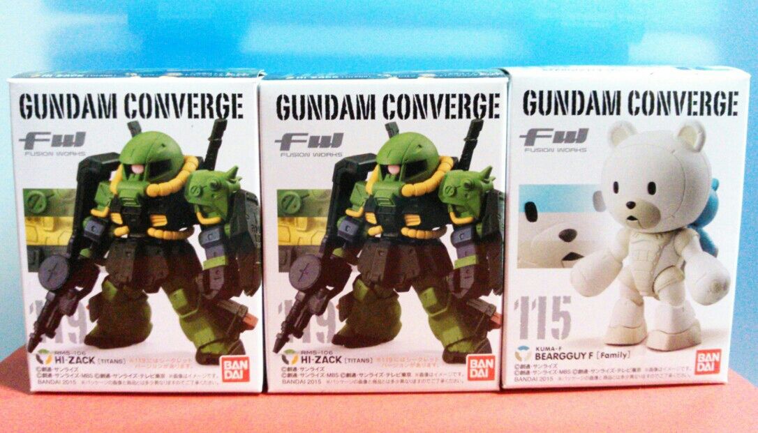 GUNDAM CONVERGE 20 ハイザック2種とベアッガイF レビュー GUNDAM CONVERGE 20 ハイザック2種とベアッガイF レビュー