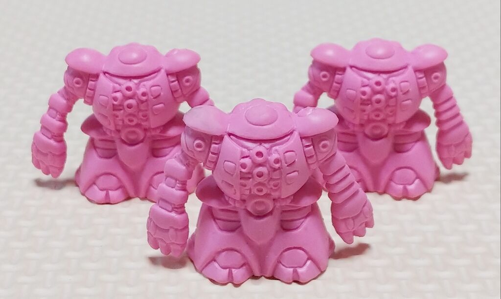 纏め開封&洗浄日記 SDガンダム ガン消し レアカラー メタリック
