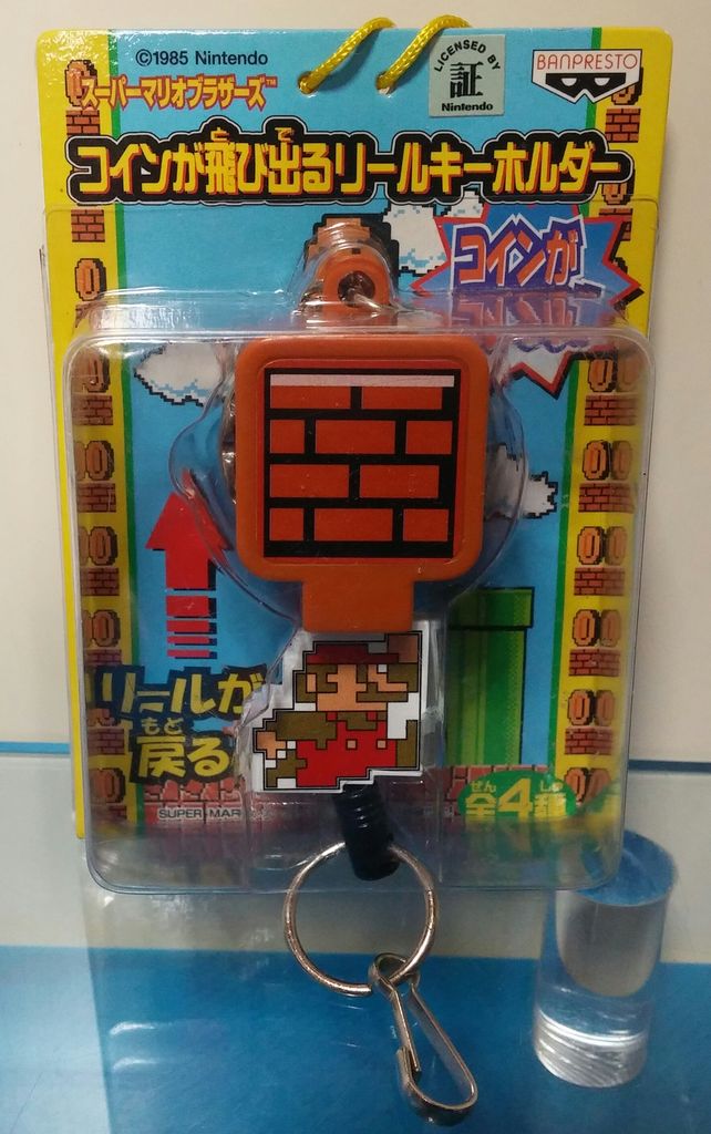 バンプレスト スーパーマリオブラザーズ コインが飛び出るリール