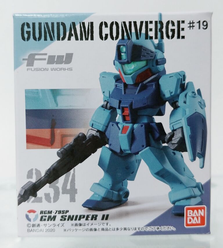 FW GUNDAM CONVERGE #19 ジムスナイパーⅡ コンバージ レビュー