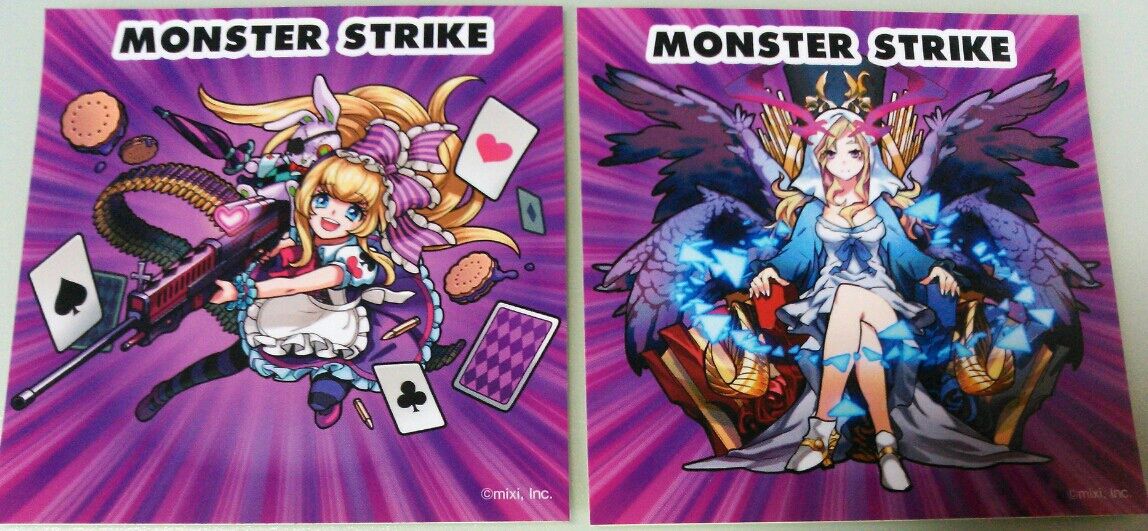 モンスト モンスターストライク 2層ステッカー アミューズメント 
