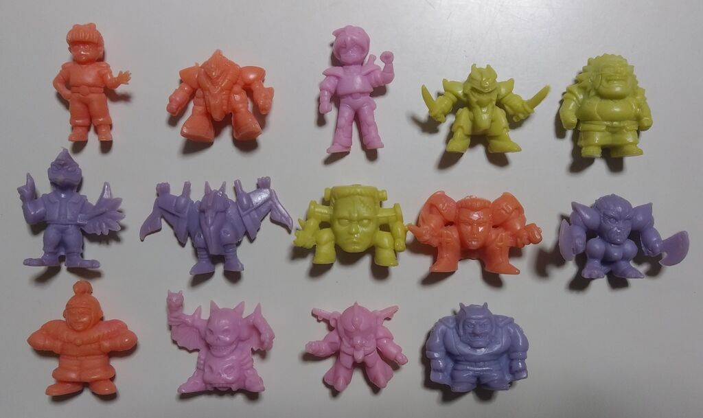 纏め開封日記 SDガンダム ガン消し 魔神英雄伝ワタル 感温消しゴム