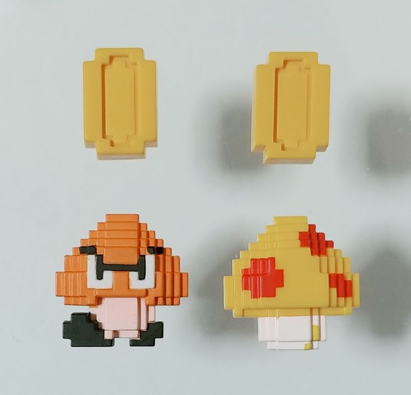 バンプレスト スーパーマリオブラザーズ マグネット ドットグラフ