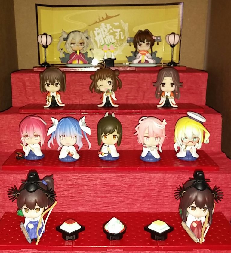 艦これ ちびきゅんキャラを変身1 伊号5人娘 ひな祭り 雛祭り