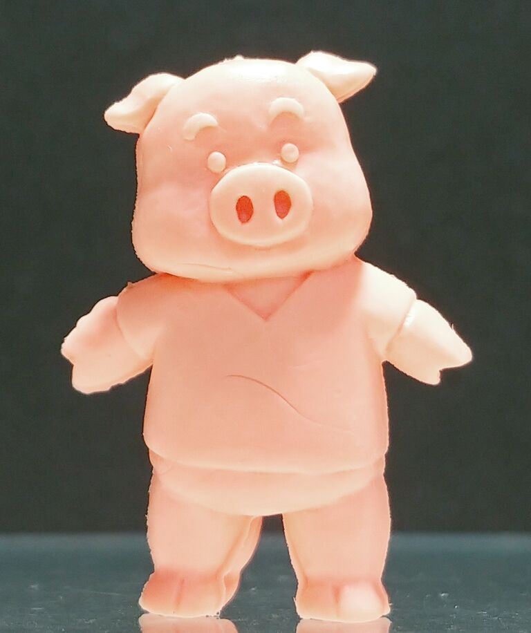 ファミコン 消しゴム 高橋名人の冒険島 肌色 キン消し フィギュア
