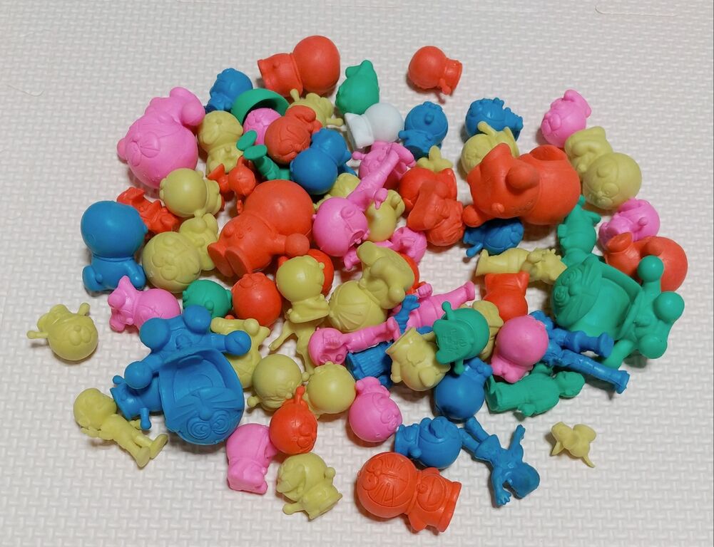 消しゴム纏め洗浄日記 ドラえもん消しゴムを大量入手！ SDガンダム