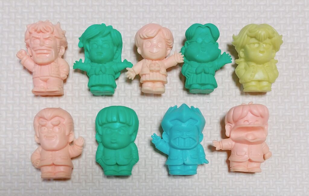 日記 消しゴム人形色々入手 でぃふぉるめきゃらこれ ハイスクール奇面組 ドラえもん ドンキーコング トレジャーハンティン部 部長のブログ