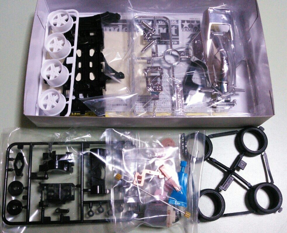未組立サンダーショットLegend Styleシルバーメッキボディーのみ2個 プライズミニ四駆 サンダーショットLEGEND STYLE｣色々な意味で