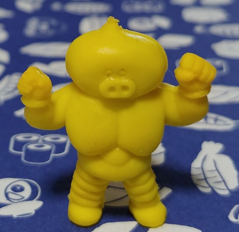 ブタ肉マン対バイキンマン メーカー不明 キンケシ キン消し キン肉マン
