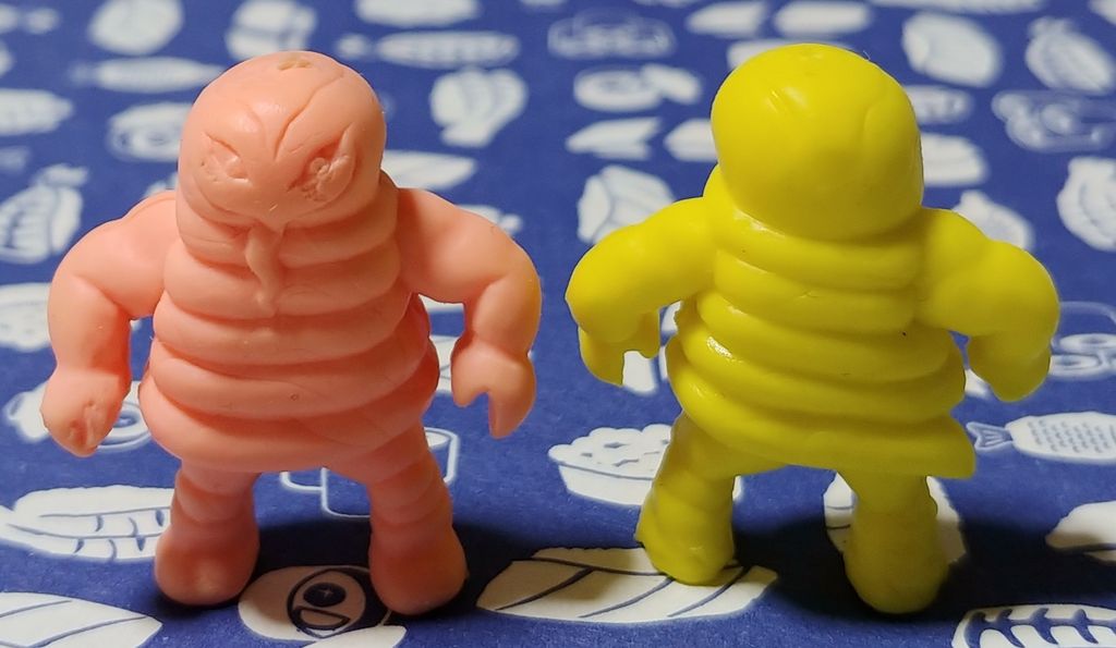 ブタ肉マン対バイキンマン メーカー不明 キンケシ キン消し キン肉マン