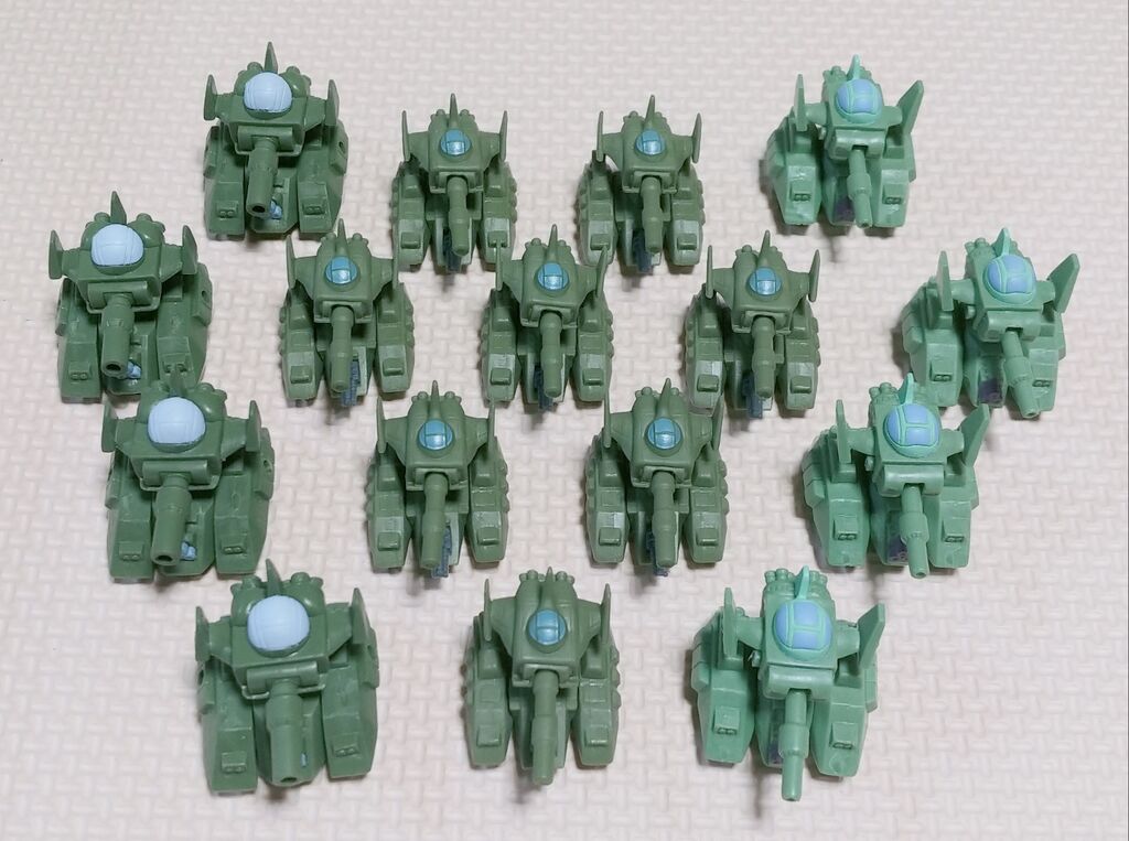 それゆけ！マゼラアタック軍団！！ ガン消し レアカラー SDガンダム