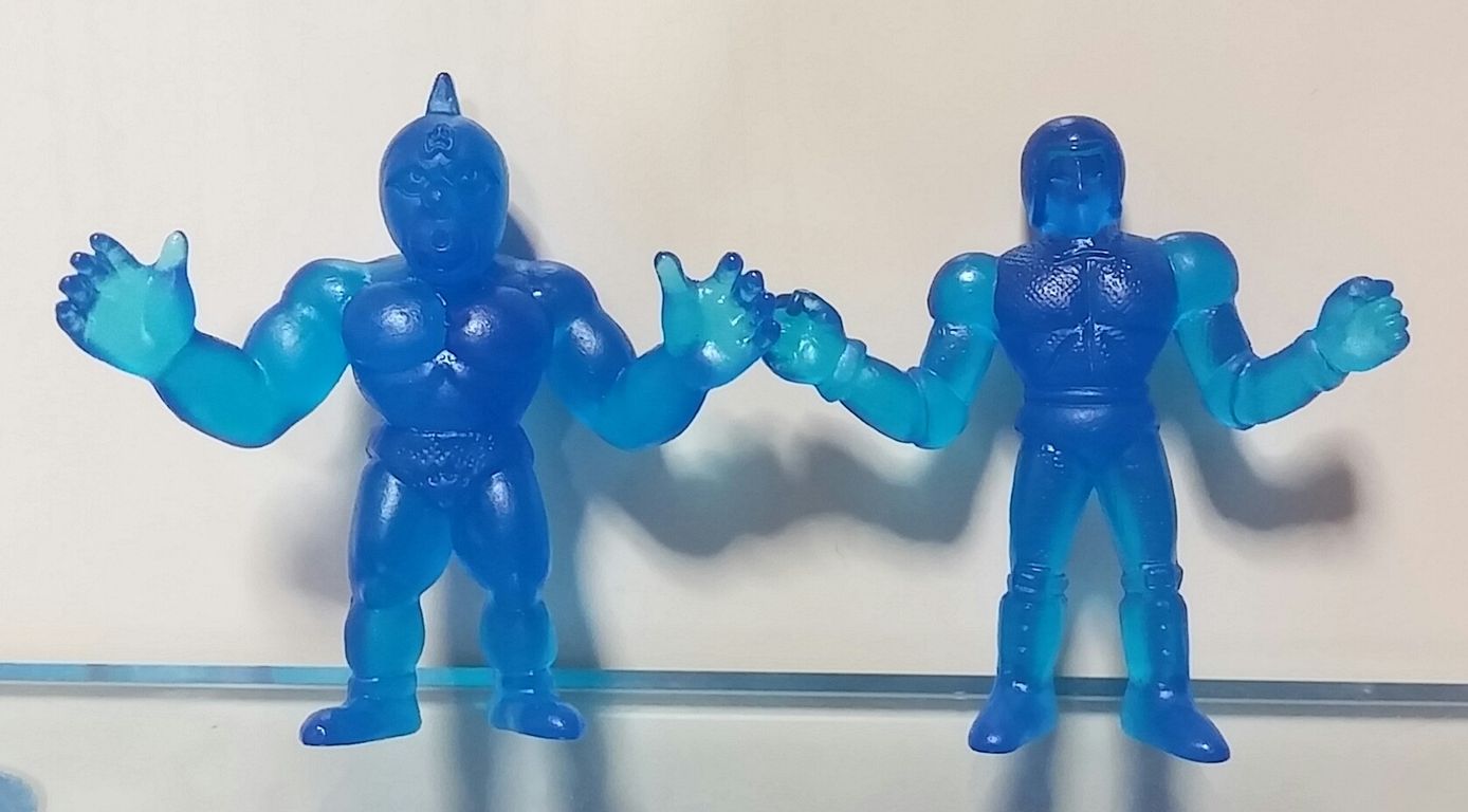 キン肉マン コンビニコミックのオマケのキン消し ブルークリアー