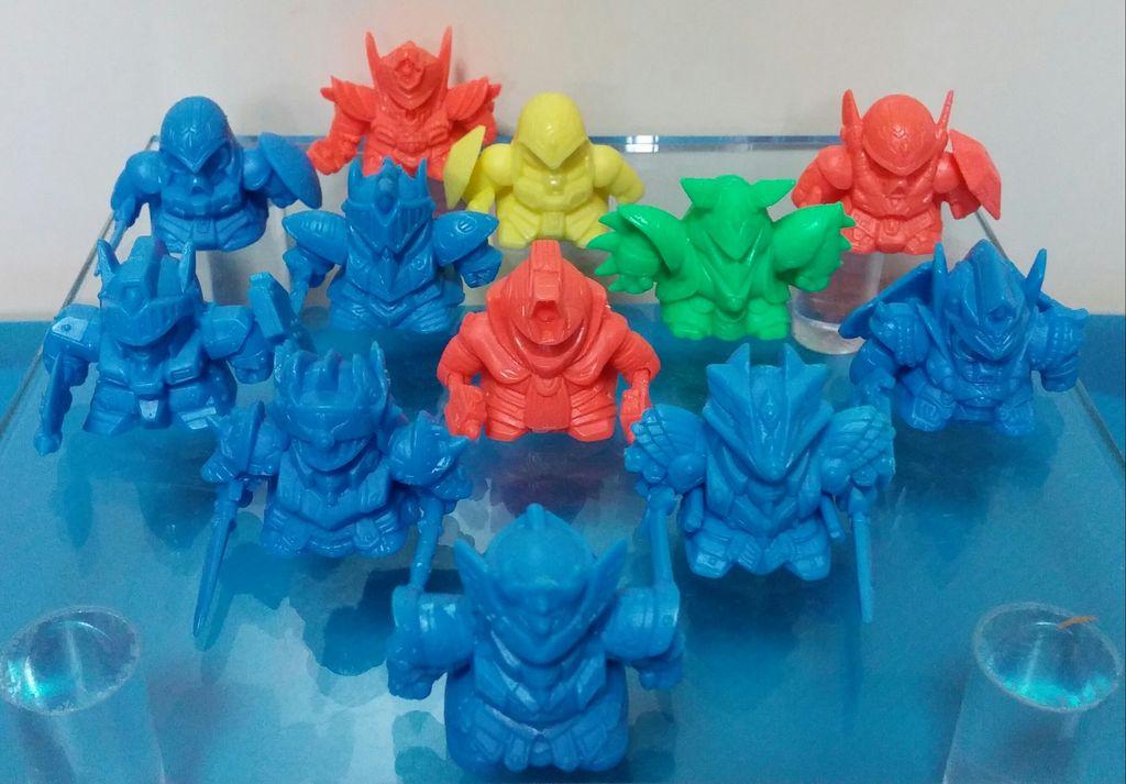 ガン消し SDガンダム外伝Ⅶ キングガンダム ガシャポン リスト トレジャーハンティン部、部長のブログ ガン消し キングガンダム(Ⅰ世) 青