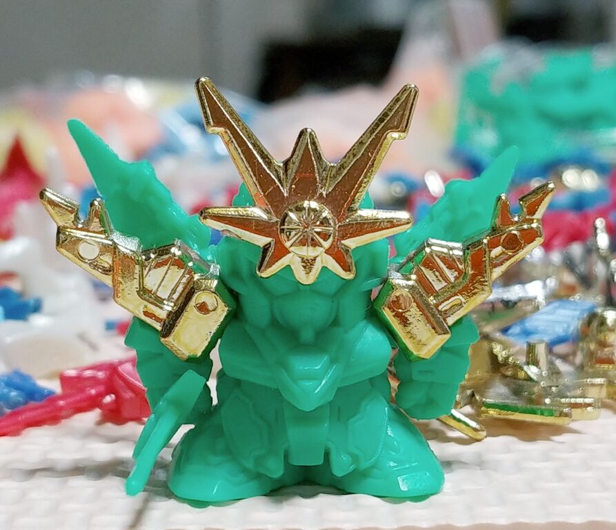 ガン消し　パーツ多数　追加 纏め開封～洗浄日記 パーツの方が多いガン消し纏め SDガンダム