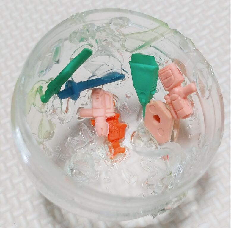 何処かの誰かの宝箱 SDガンダム ガン消し アマダ ポーズ人形 旧素材