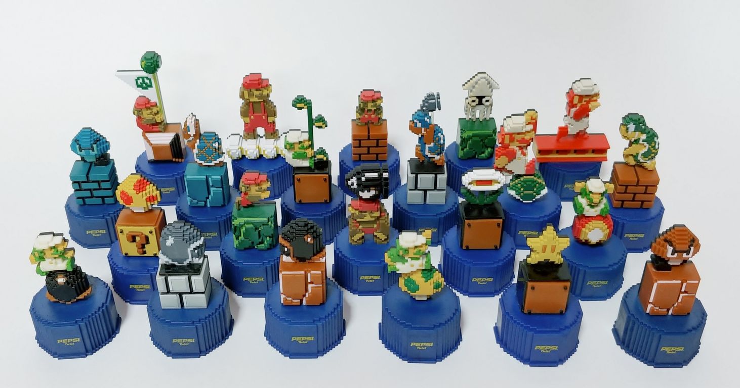 前編 ペプシ スーパーマリオブラザーズ ドットボトルキャップ 前編 ペプシ スーパーマリオブラザーズ ドットボトルキャップ