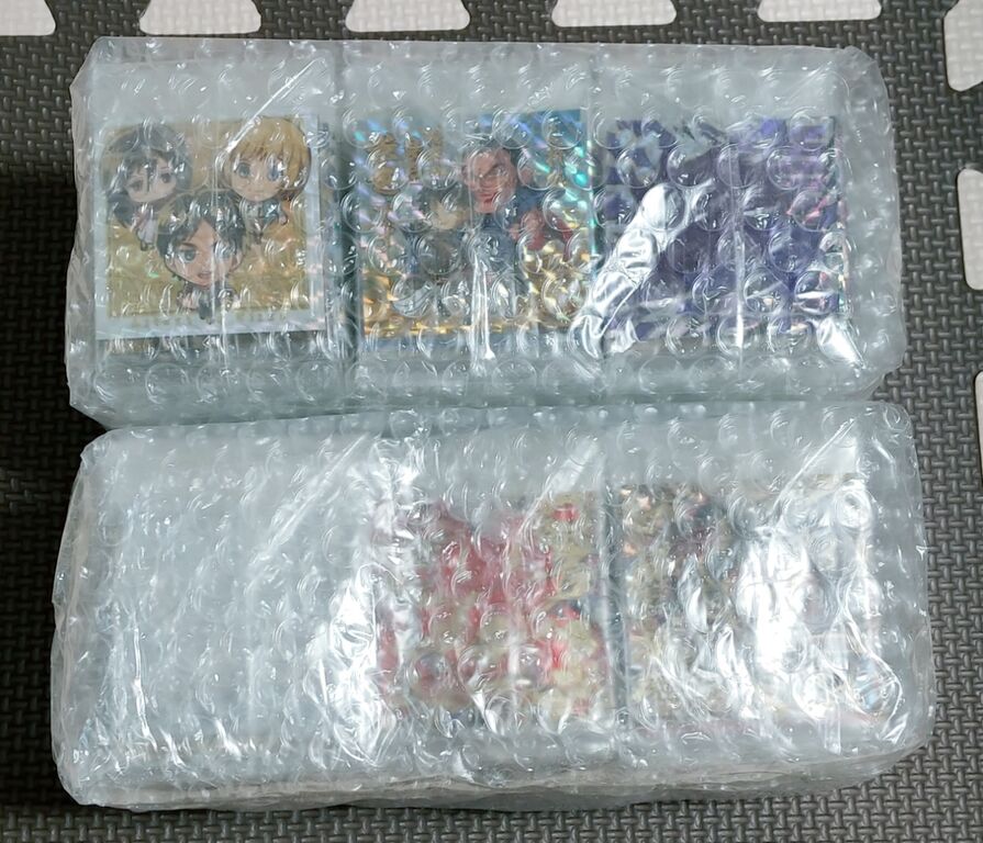 纏め開封&整理整頓日記 シール 鬼滅の刃 ドラゴンボール ワンピース に