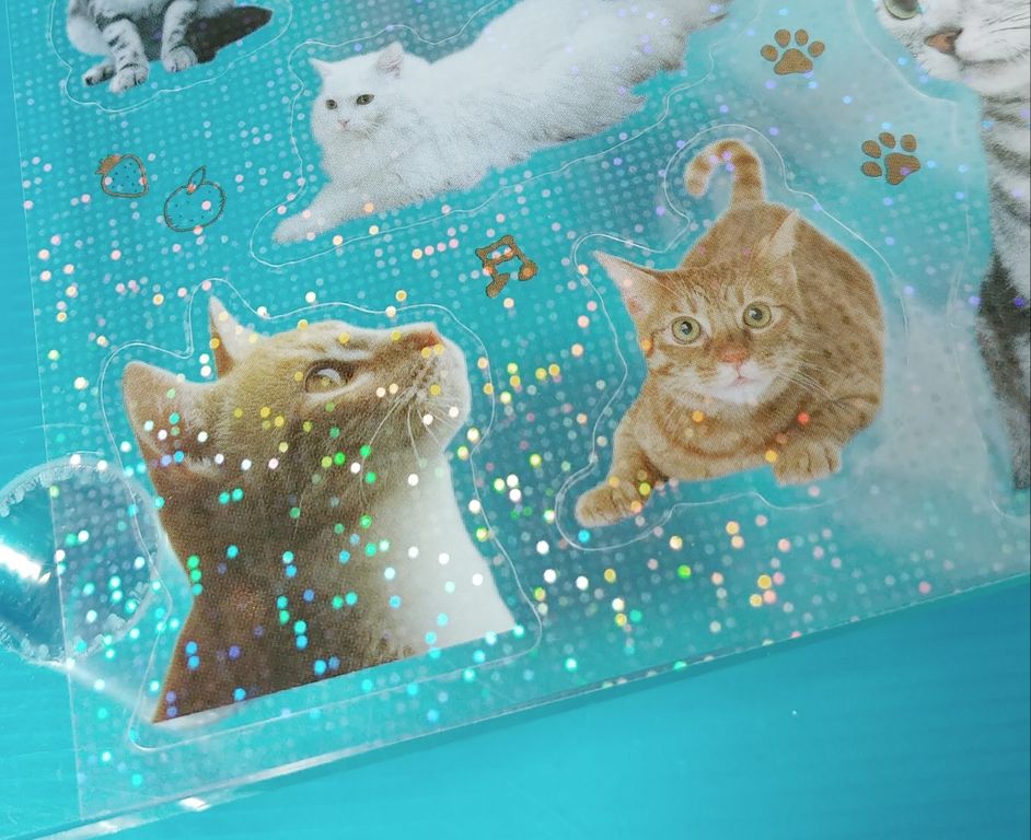 トップ キラキラ ねこちゃん シールガム レビュー : トレジャー