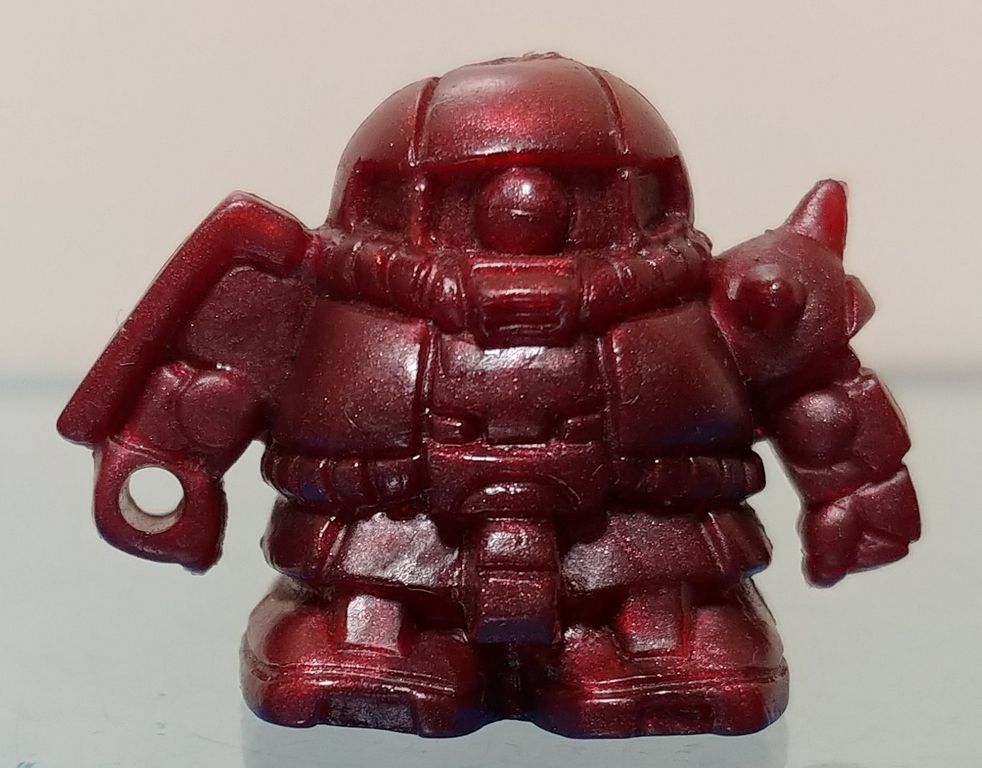 SDガンダム ガン消しのメタリックレッドの収集状況 レアカラー マーク1