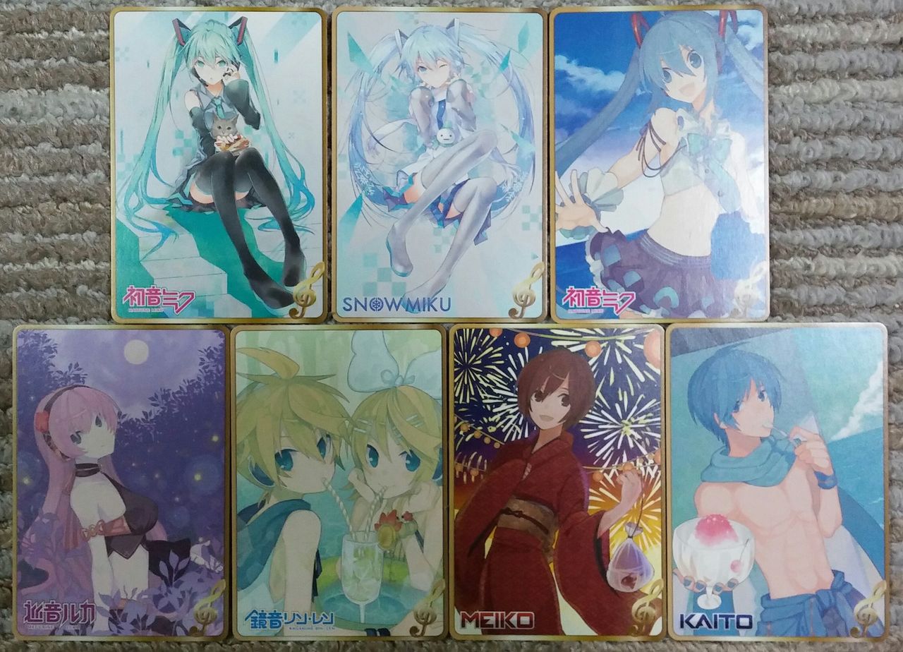 コンプ グリコ 初音ミク 夏の音ARカード アーモンドピーク