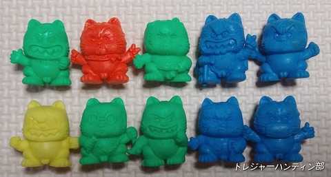 じゃりん子チエ　塗装消しゴムセット 後編 じゃりン子チエ 消しゴム リスト データベース バンダイ