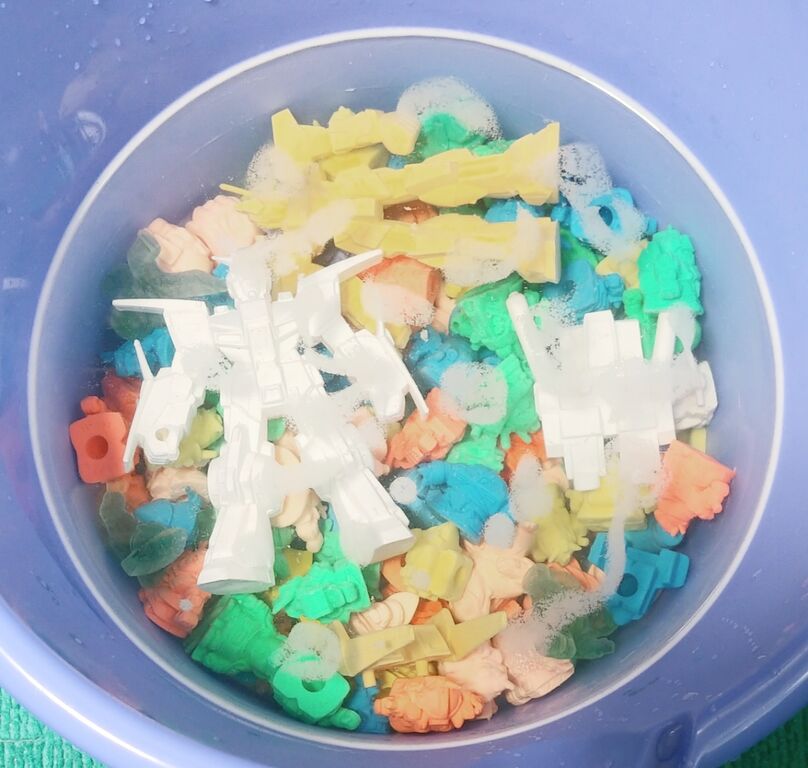 色々入手！ 消しゴム洗浄日記 SDガンダム ガン消し デカ消し