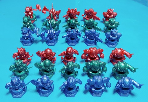 前編 ガシャポンデュエル SDガンダム4 消しゴム リスト : トレジャー