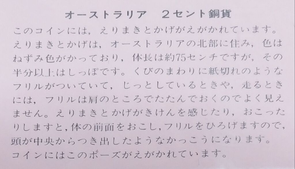 マルホ 爆発的人気 エリマキトカゲ コイン台紙 数字合わせ 駄菓子屋