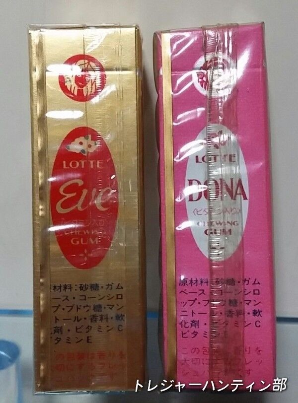 昭和の板ガム8 ロッテ チューインガム ドナ DONA : トレジャー