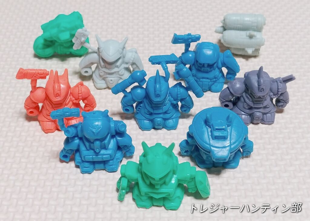 所持確認日記 ガシャポン戦士 消しゴム ガン消し : トレジャー