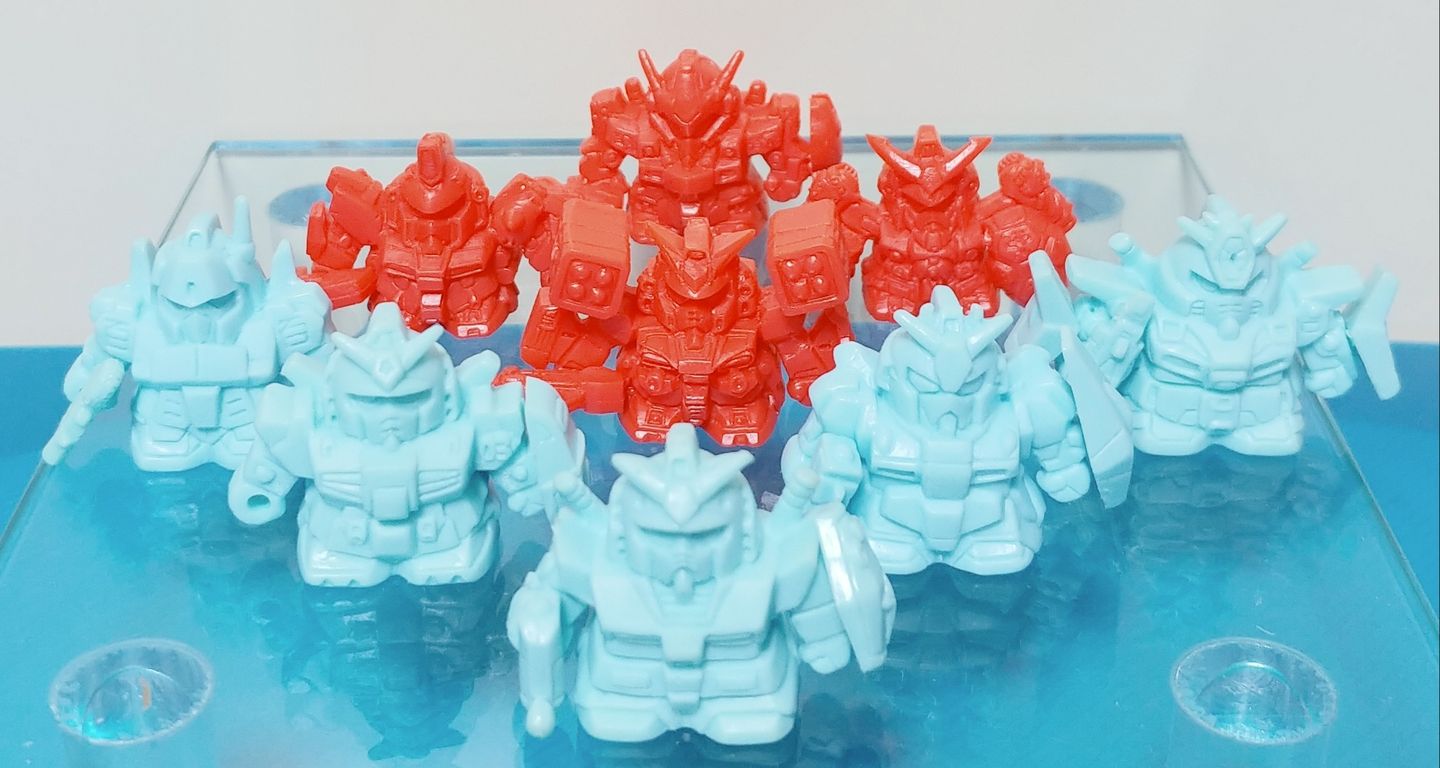 ガン消し レアカラー祭りとプチ改造祭り SDガンダムグラフィティ