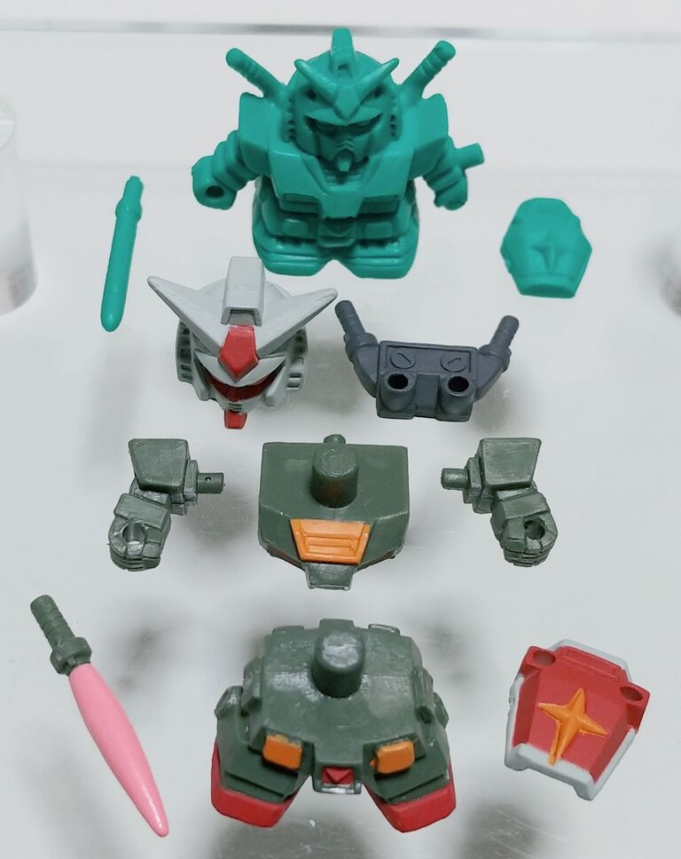 日記 ガン消しとかで遊んでみた。 SDガンダム ガン消し 限定プラ
